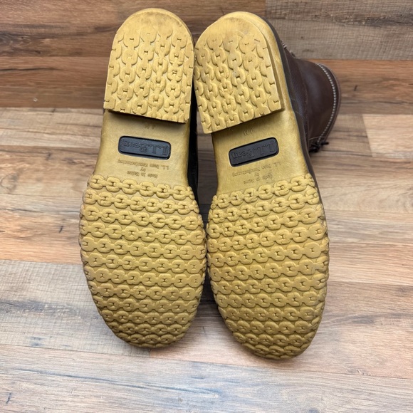 LL Bean men size 12 Duck Boots Shearling Lamb Fur Lined Winter 10" - Picture 6 of 10